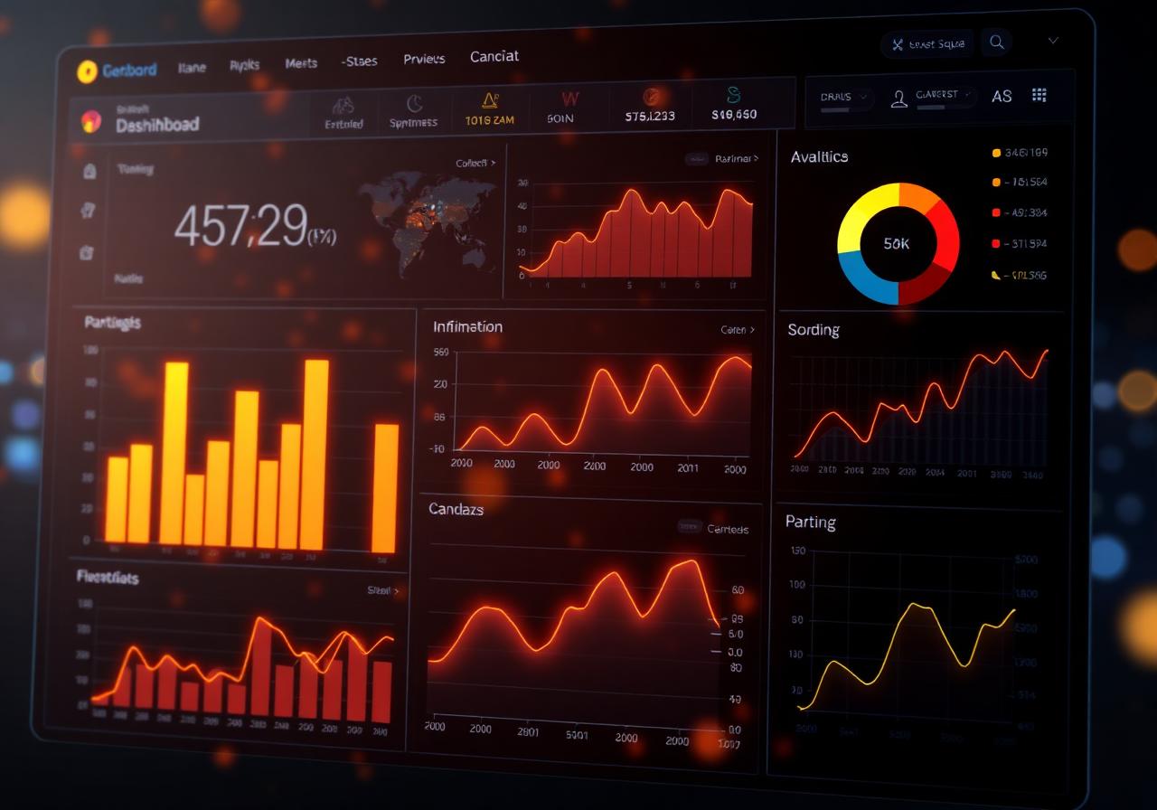 Data analytics dashboard
